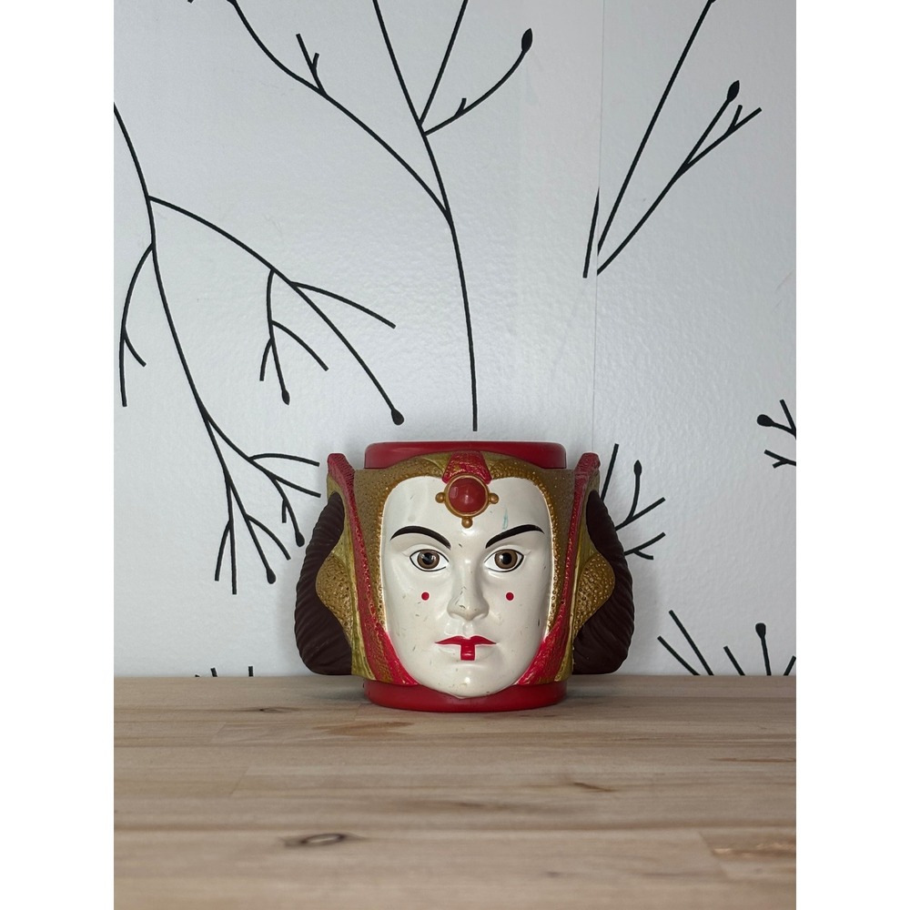 Star Wars Queen Amidala 3D Character Mug Vintage 1999 Applause Episode I